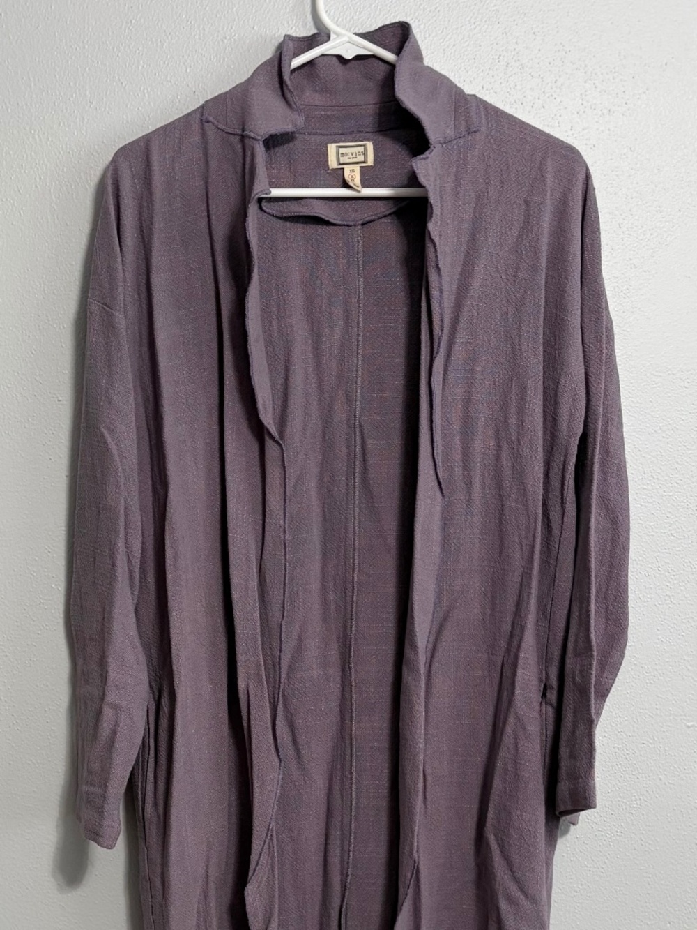 Mo: Vint long sleeve open cardigan small
